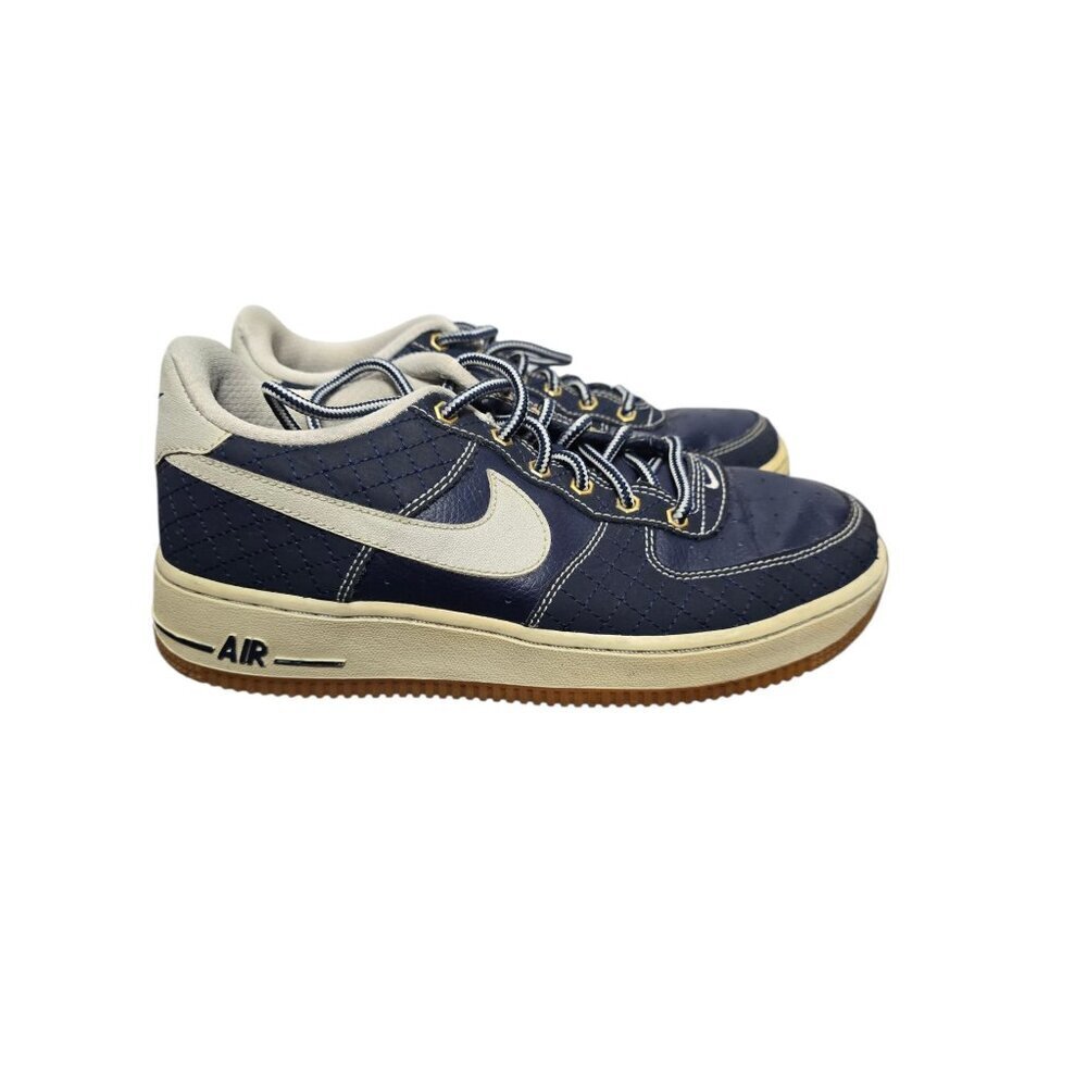 Nike Air Force 1 Premium GS Obsidian Gum Navy Blue Sneaker